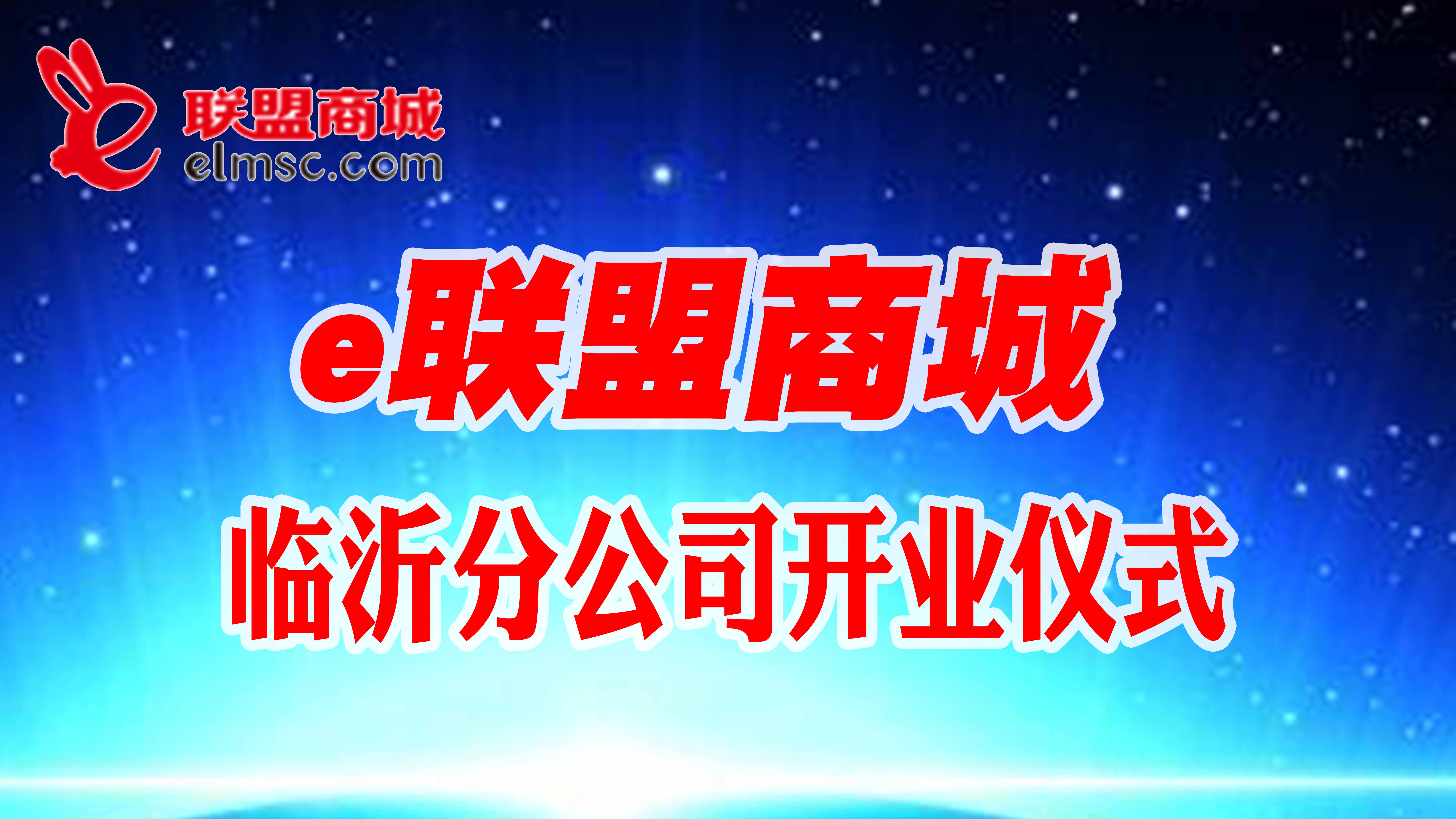 e联盟商城临沂分公司开业仪式